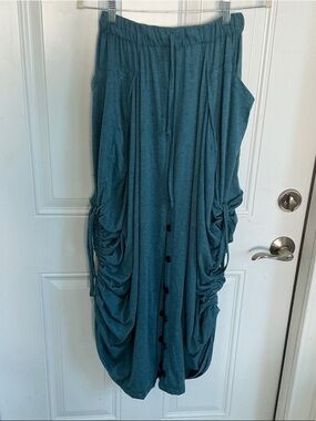 Convertible maxi skirt and palazzo pants   beautiful color of ocean by thaluta